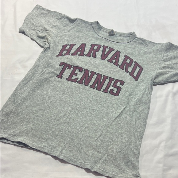 Champion Other - Vintage Champion Harvard Tennis T Shirt Single Stitch Made USA Large